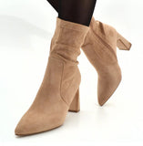 Stiefeletten Beige New