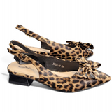 Pantoletten " Animal-Print "
