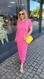 Kleid in Pink & Rosa
