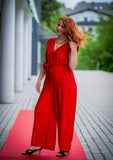 Jumpsuit in Rot