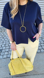 Bluse /Oberteil  "Dunkelblau"