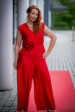 Jumpsuit in Rot
