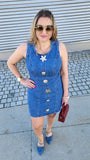 Jeanskleid mit Details