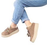 Plateau-Sneaker "Cappuccino"