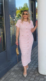 Kleid in Pink & Rosa