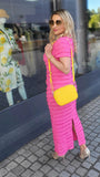 Kleid in Pink & Rosa