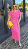 Kleid in Pink & Rosa