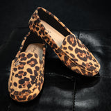 Mokassins "Animal-Print" Halbschuhe