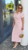 Kleid in Pink & Rosa