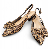 Pantoletten " Animal-Print "
