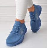 Schicke Sneaker Blau New